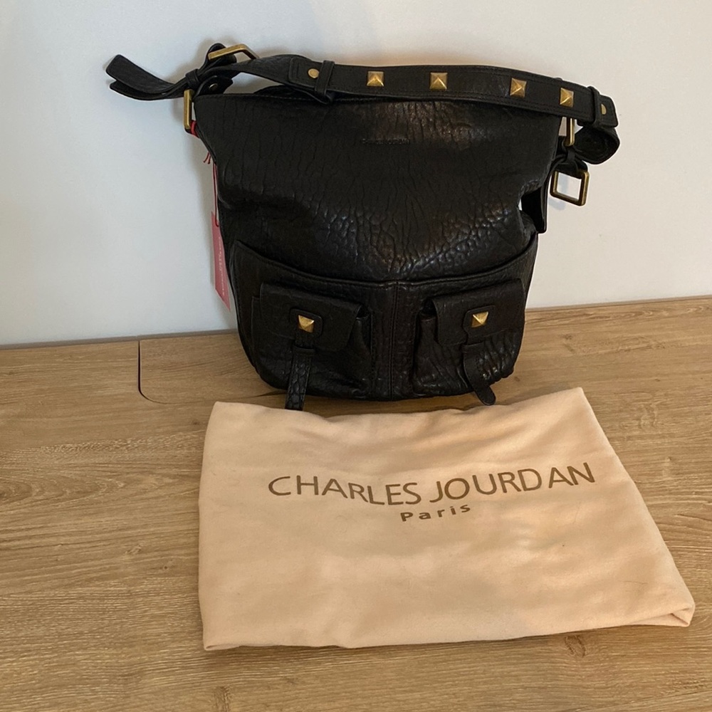 Women’s Leather Charles Jordan Bag. NWT. Comes with extra strap and dust bag.